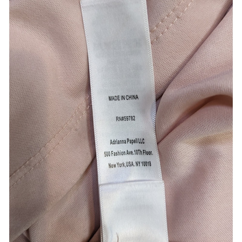 Anthropologie x BHLDN Adrianna Papell Arden Formal Dress Pink Size 14 - Picture 9 of 16
